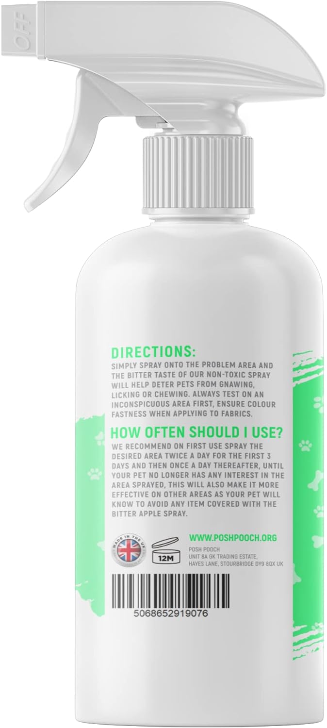 Posh Pooch Anti Chew 500ml Bitter Apple Spray