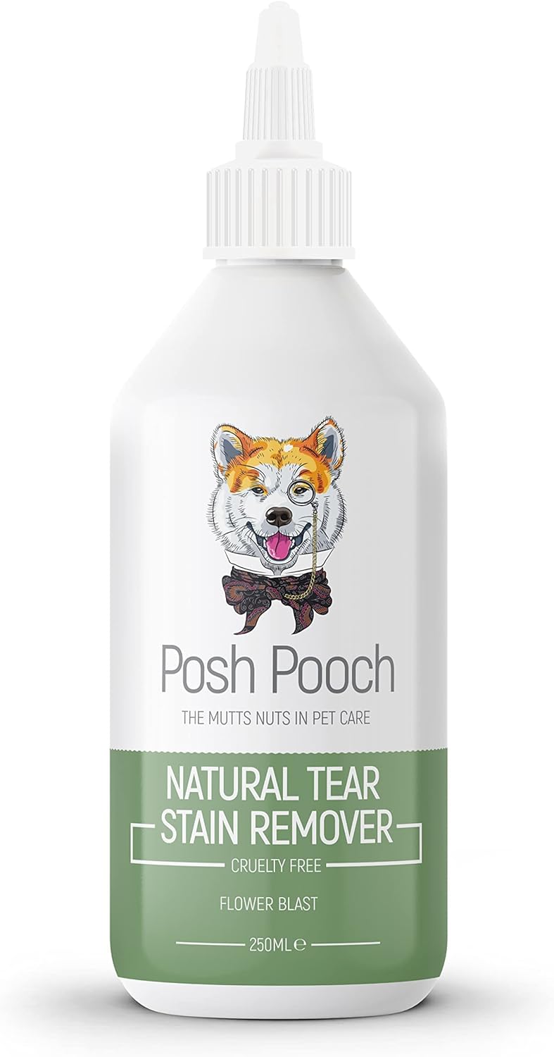Tear Stain Remover for Dogs - Removes Salvia Stains & Residue