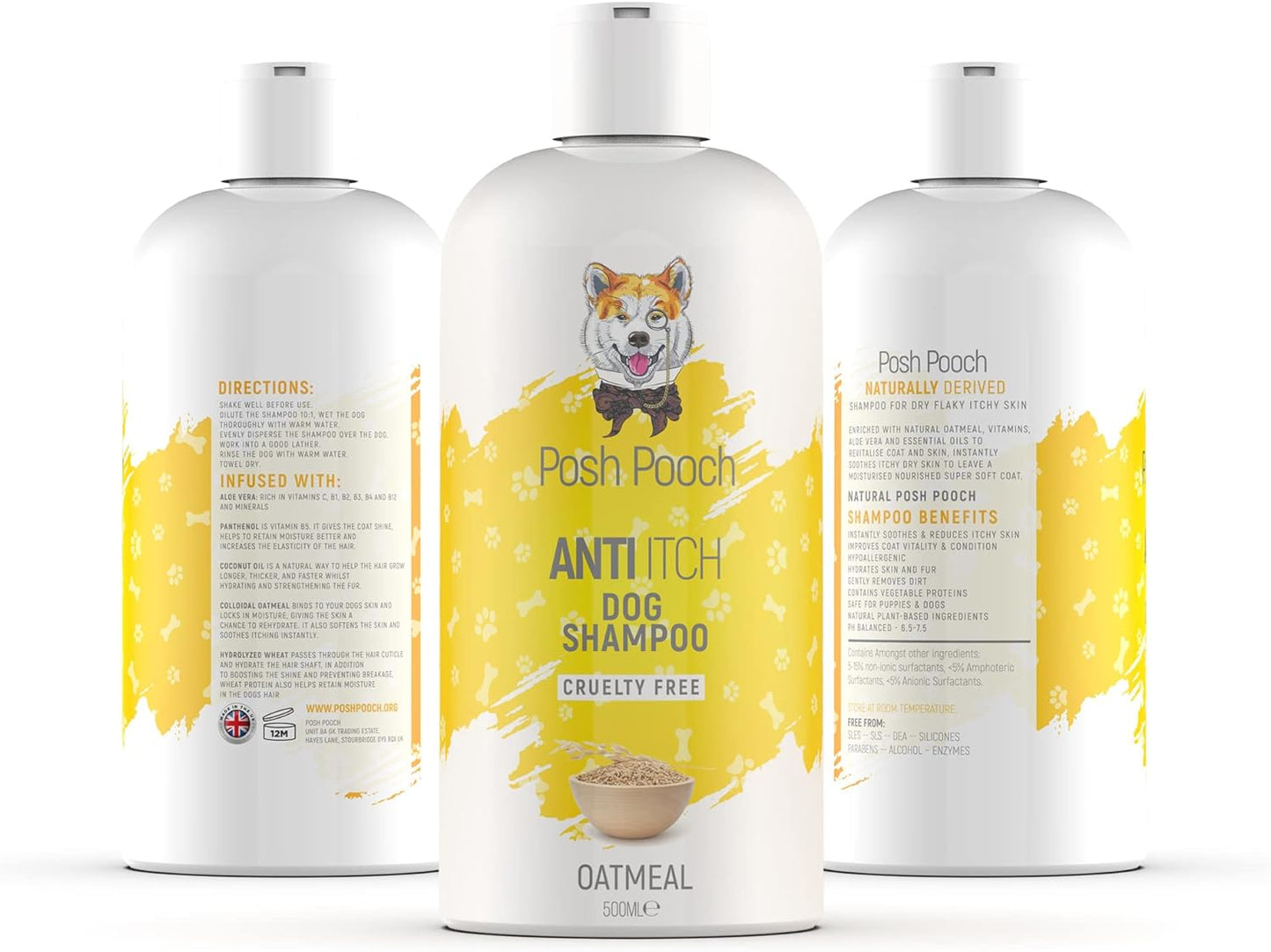 Itchy Dog Shampoo - Soothes Moisturises Dry Skin