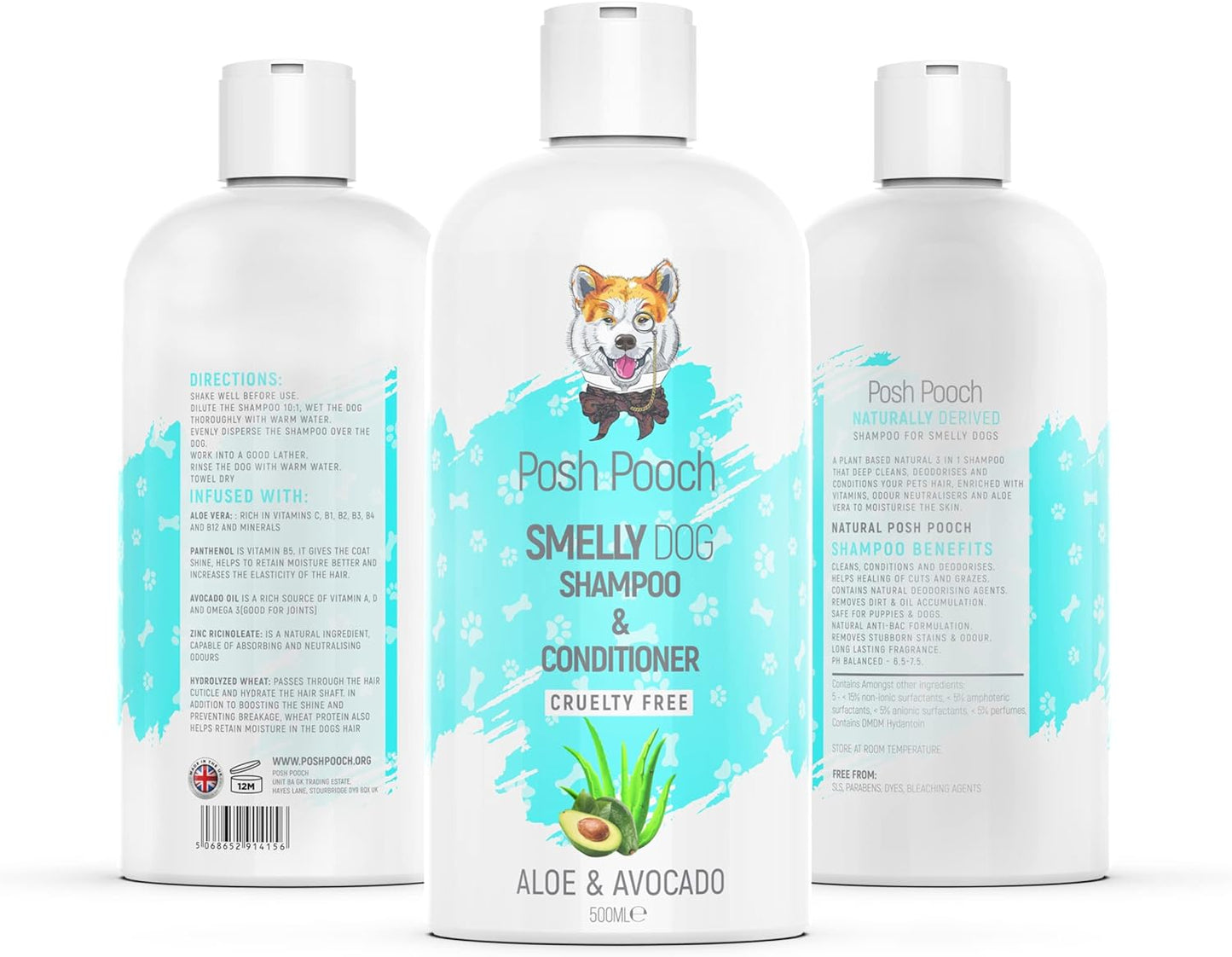 Smelly Dog Shampoo Avocado & Aloe