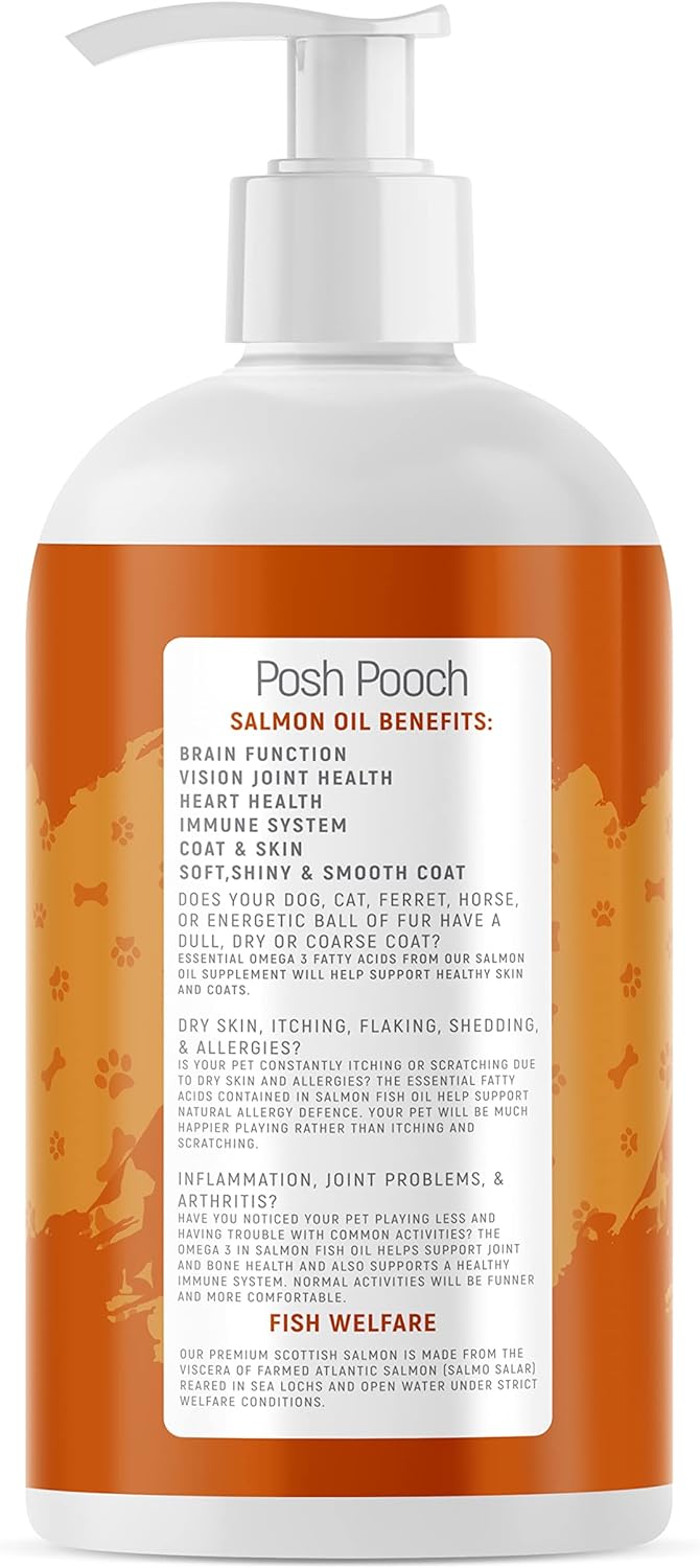 500ml Pure Salmon Oil Omega 3, 6 & 9 With Vitamin E