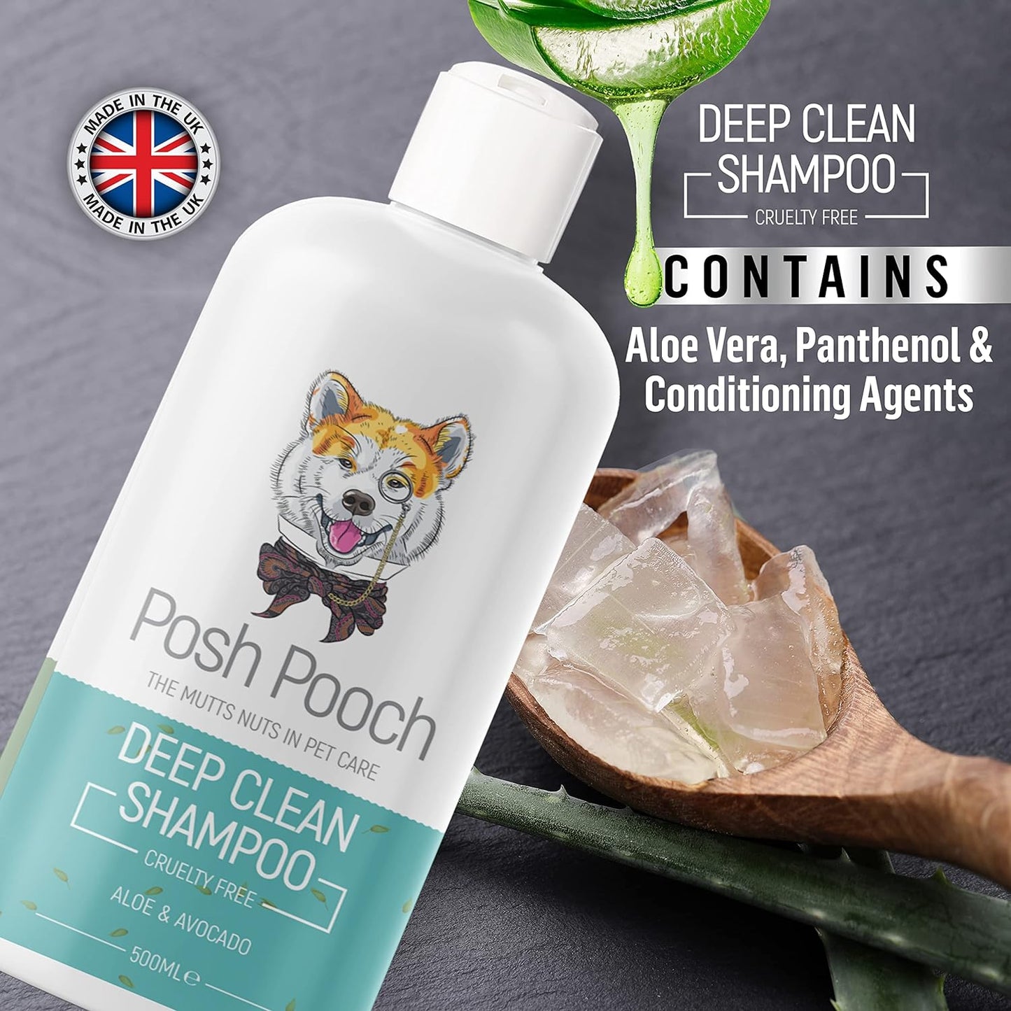 Deep Clean Dog Shampoo & Conditioner | 3 in 1 Cleaning, Deodorising & Moisturising