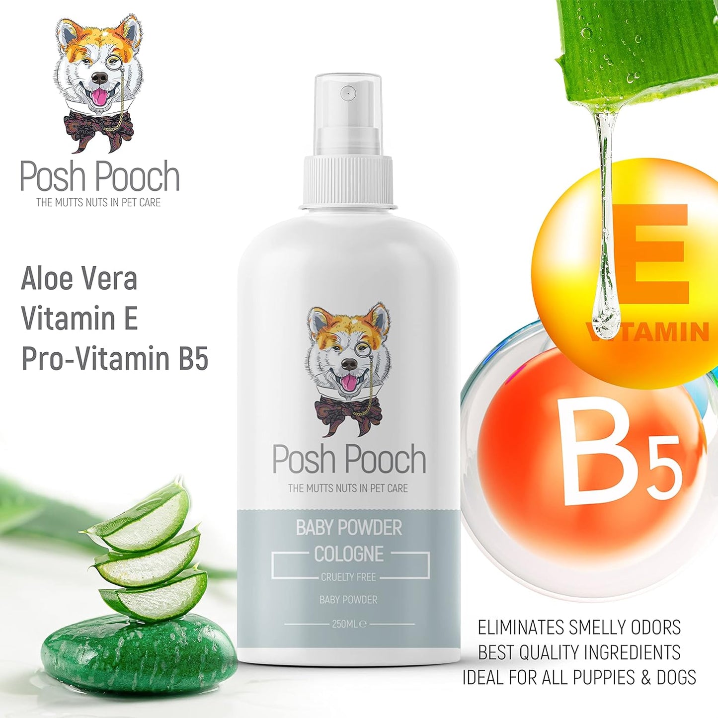 Baby Powder Cologne For Dogs & Puppies