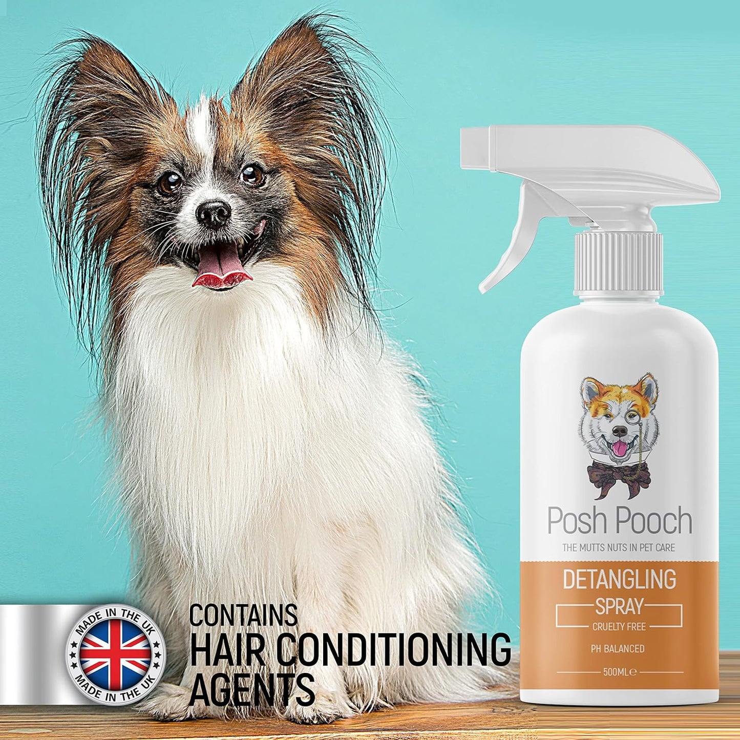 Detangling Spray 2 in 1 Knot Tangle Remover & Conditioner Spray