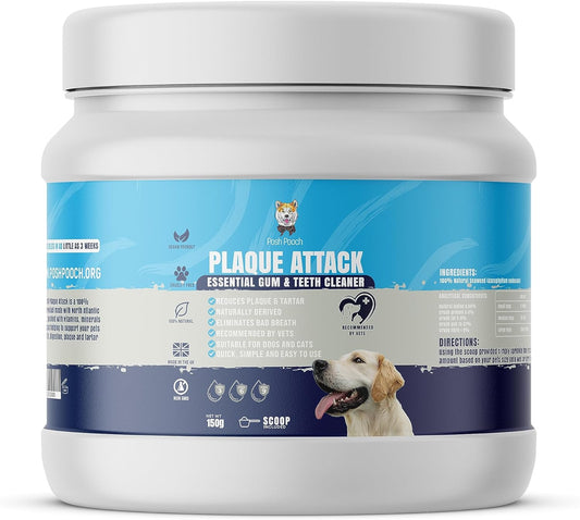 Posh Pooch Plaque Attack 100% Natural Plaque & Tartar Remover (50g)