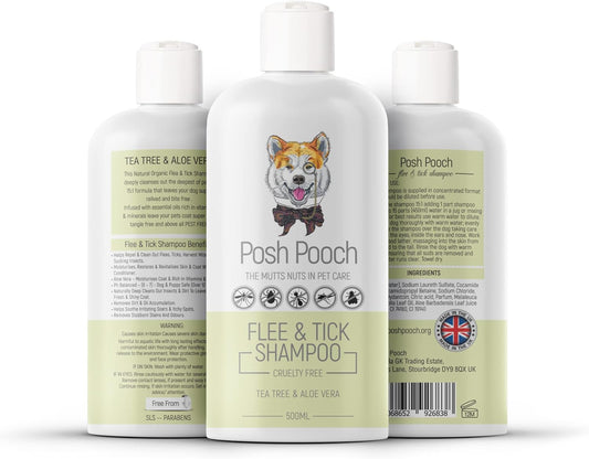 Flea & Tick Shampoo For Dogs 500ml 15:1 Anti-Bac