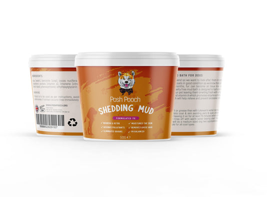 Dog Shedding Mud Wash | Rich In Vitamins, Natural Detoxing Spa Pet Treatment (500g)