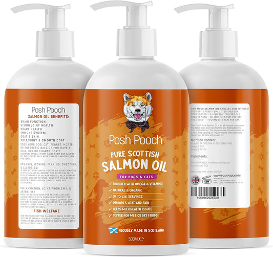 500ml Pure Salmon Oil Omega 3, 6 & 9 With Vitamin E