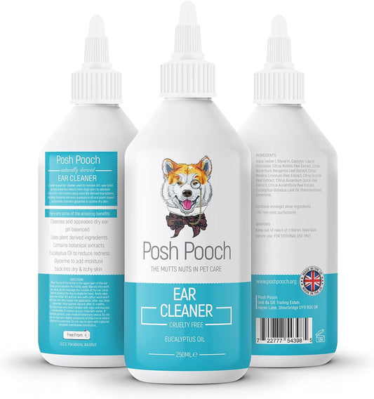 Ear Cleaner For Dogs Eliminates Head Shaking, Discharge & Smell